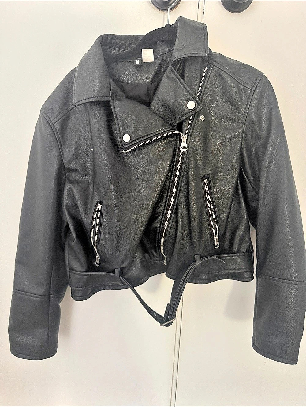 Riders by Lee Women'Small Black Moto Jacket Size Small